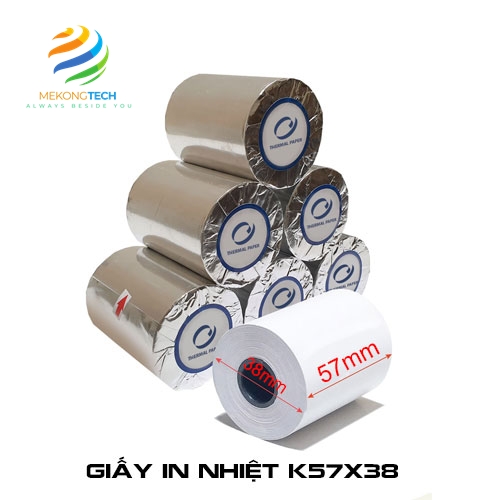 GIẤY IN BILL TÍNH TIỀN – GIẤY IN NHIỆT K57 K58 mm Phi 38mm